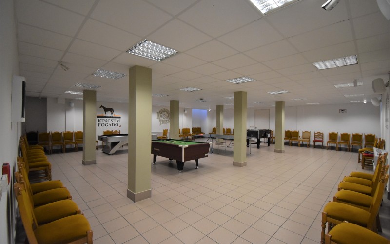 Játékterem a Hotel Club Tiszában