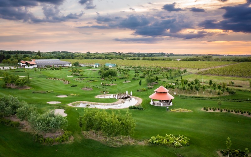 Nimród Footgolf Park madártávlatból 2