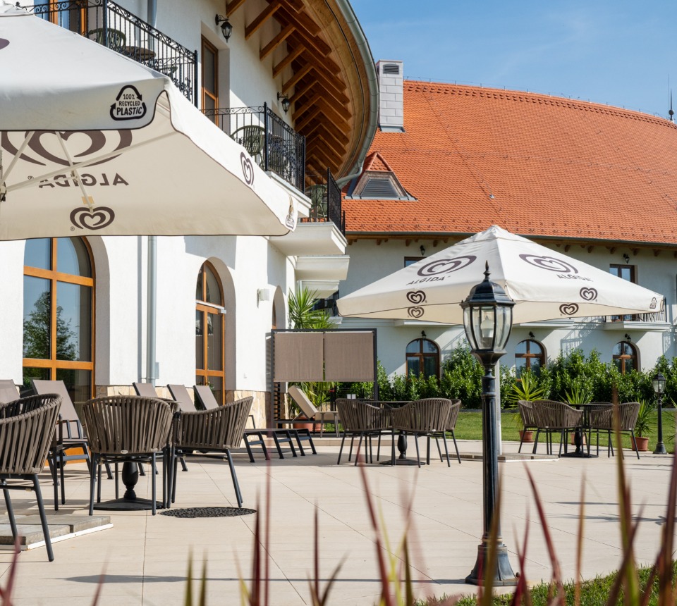 Hungarikum Hotel - Kamillavirág Wellness - Napozóterasz